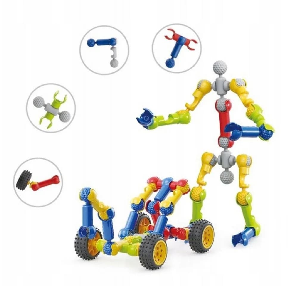 COIL Bausteine 170 St STEM Kunststoff Steckverbinder Spielzeug - Bild 5