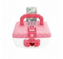 COIL Elektronisches Sparschwein Pink Handtaschenform Bild 4