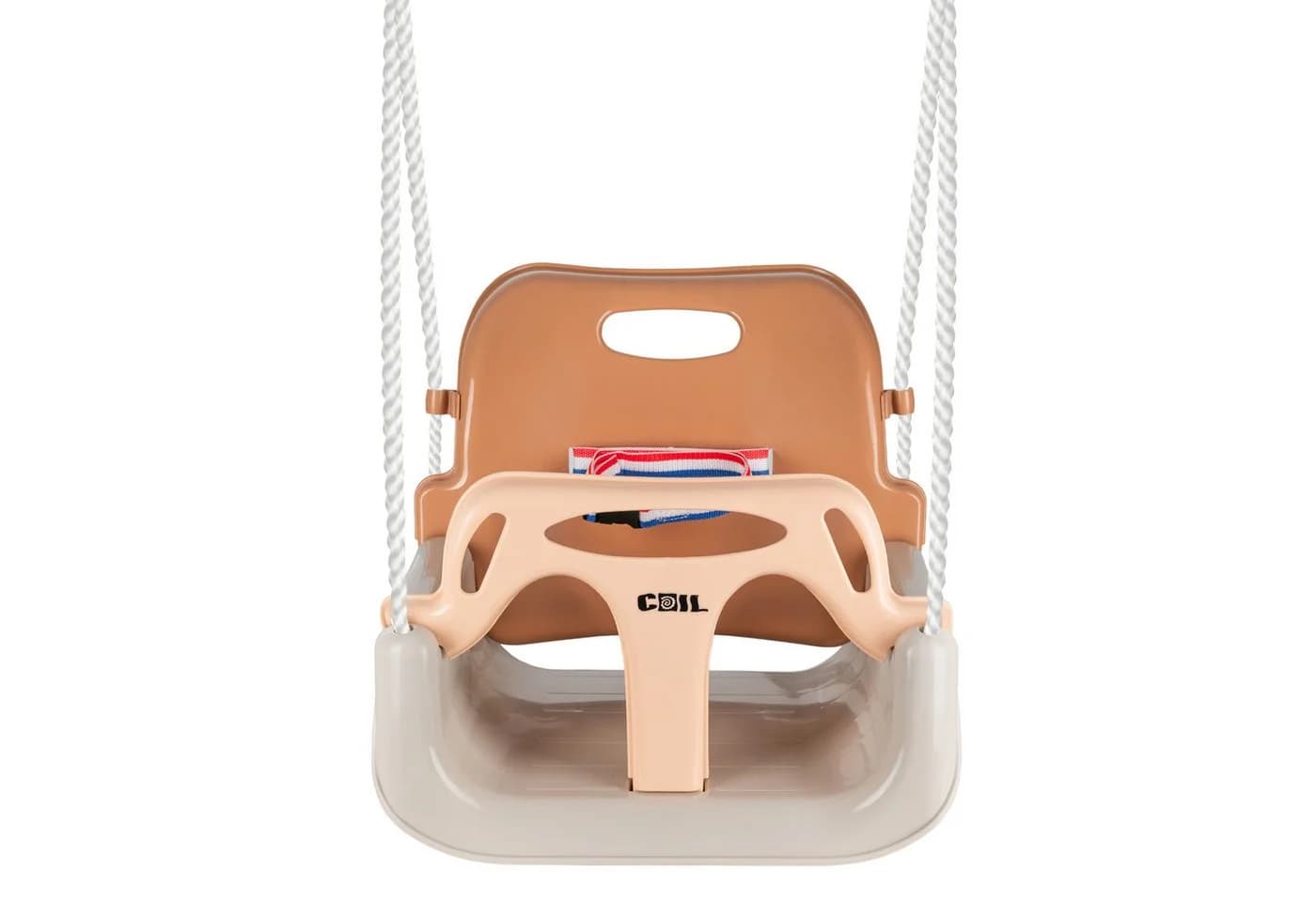 COIL Babyschaukel 3in1 Beige mit Sicherheitsgurt - Bild 3