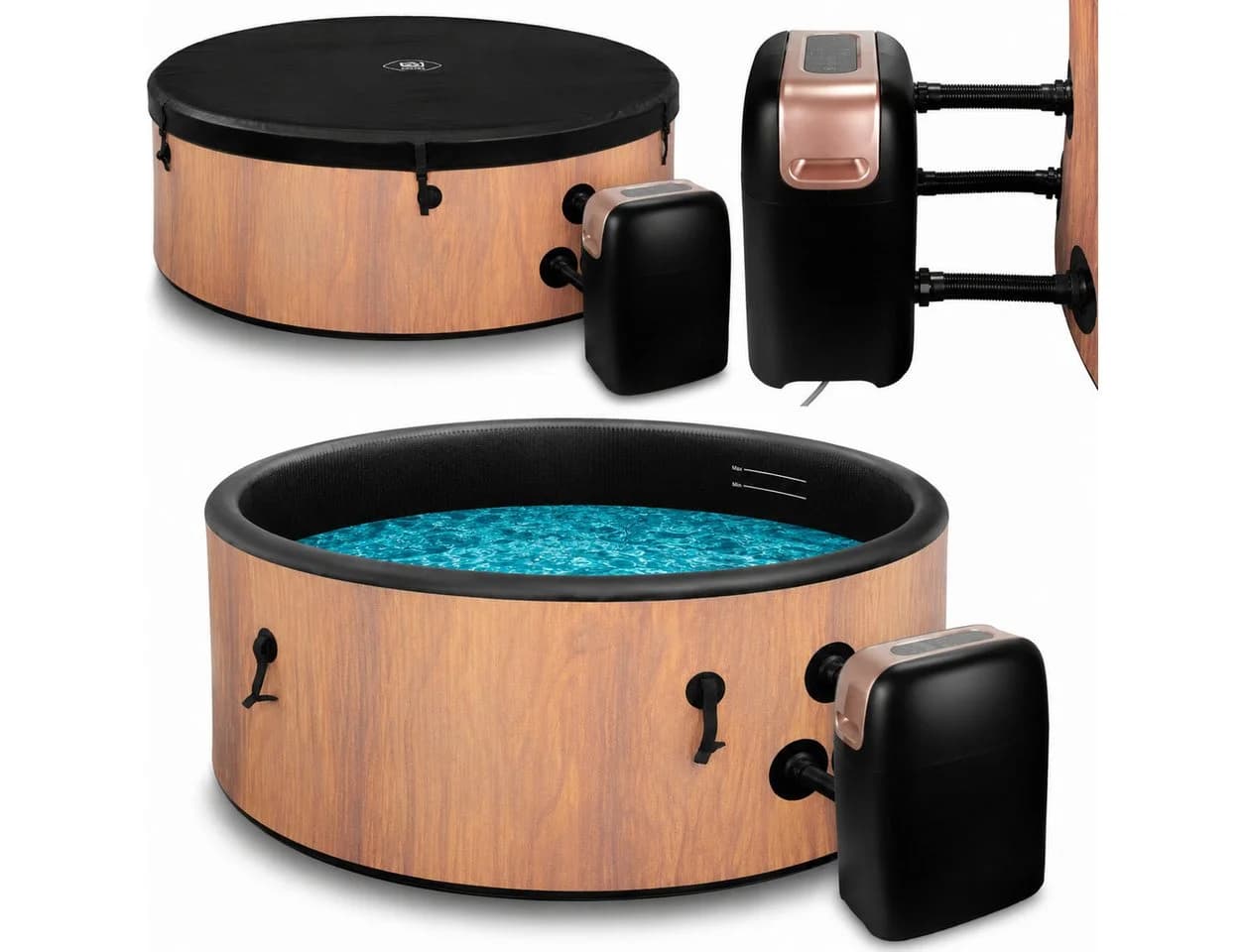 COIL Aufblasbarer Whirlpool SPA mit Hydromassage & Heizung - Bild 2