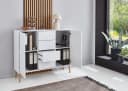 BMG Möbel Sideboard Mailand Set 12 Weiß Hochglanz Push-to-Open Bild 3
