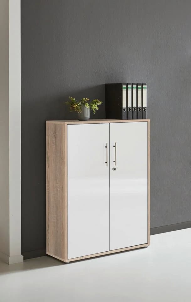 BMG Möbel Aktenschrank Office Edition 3 OH abschließbar Hochglanz oder Matt
