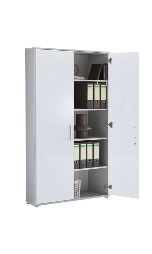 BMG Möbel Aktenschrank Office Edition abschließbar 5 OH Matt Hochglanz - Bild 3