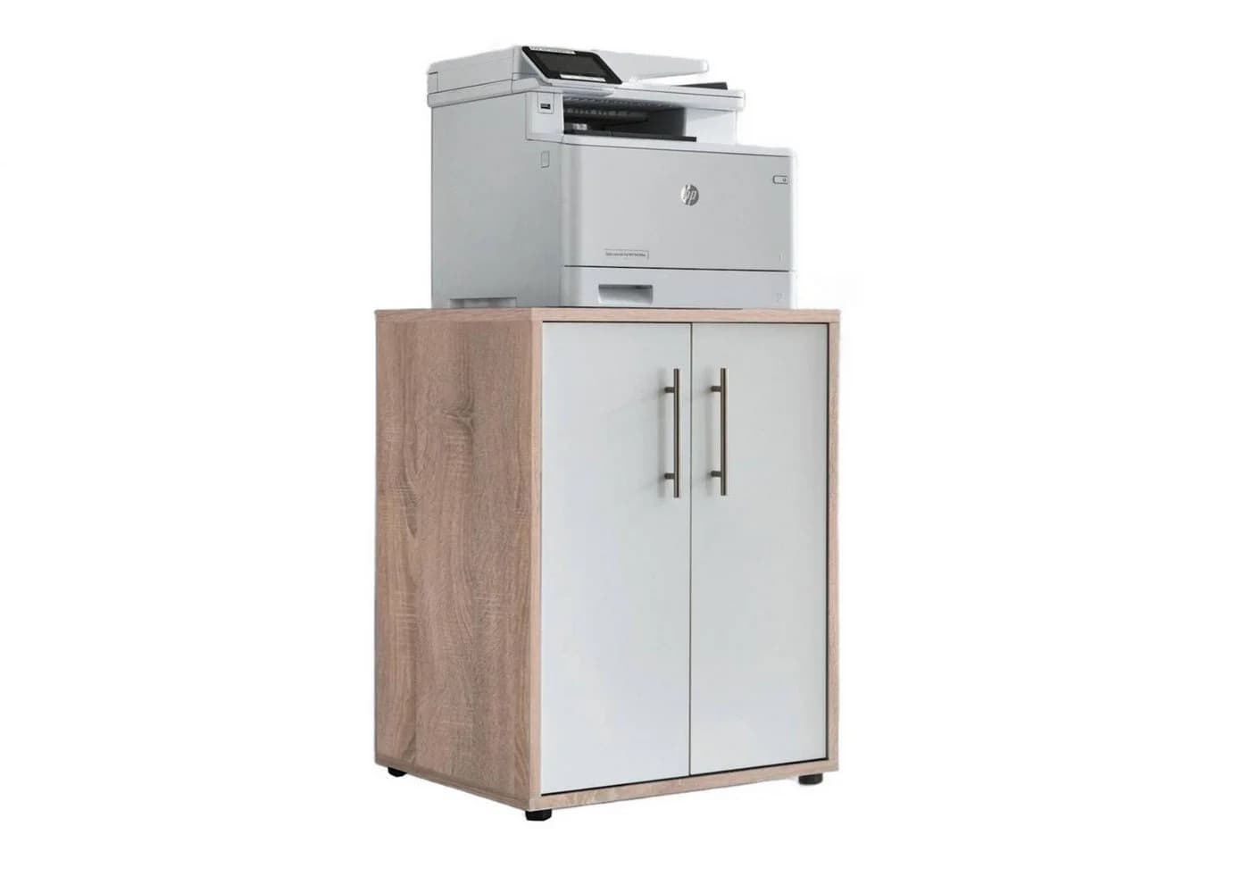 BMG Möbel Aktenschrank Druckerschrank Office Edition Weiß Matt - Bild 2