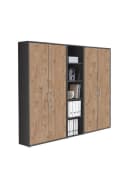 BMG Möbel Aktenschrank Set Office Edition 10 mit Regal, abschließbar Bild 2