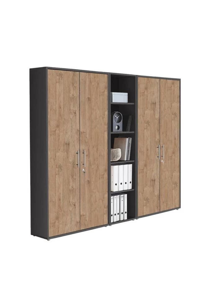 BMG Möbel Aktenschrank Set Office Edition 10 mit Regal, abschließbar - Bild 2