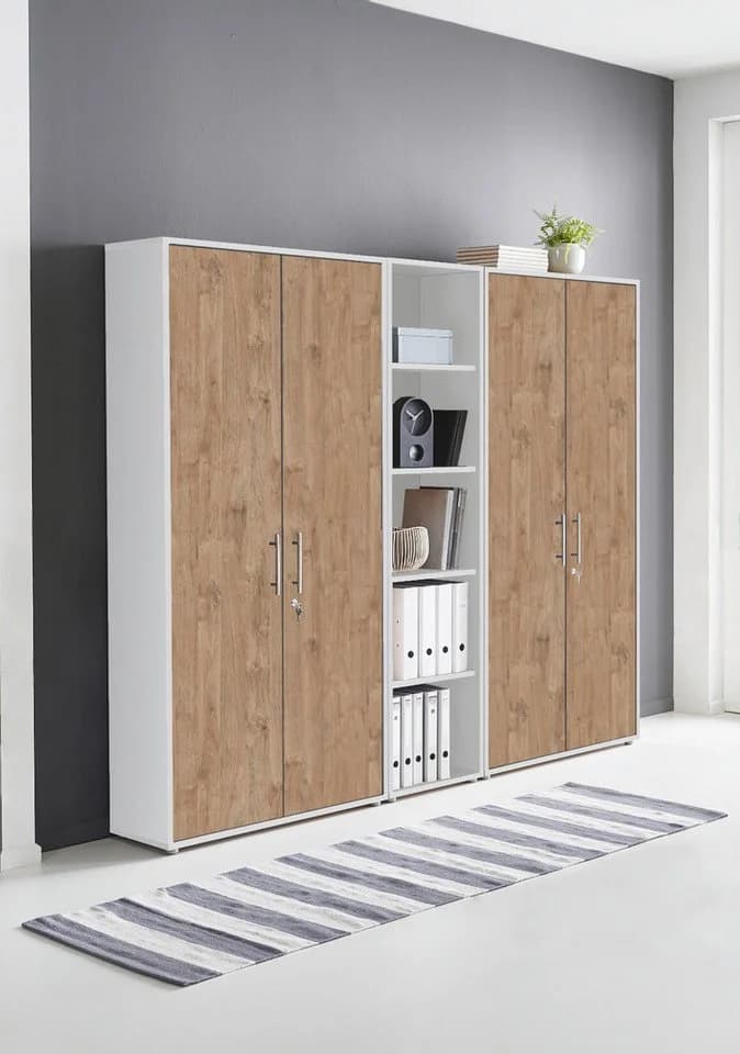 BMG Möbel Aktenschrank Set Office Edition 10 mit Regal