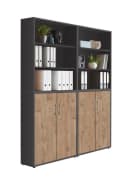 BMG Möbel Aktenschrank Office Edition 11 Schrankwand Set 4tlg abschließbar Bild 2