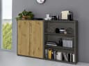 BMG Möbel Aktenschrank Office Edition Set 1 niedrig abschließbar Bild 1