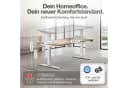 ASSMANN Y-Line Schreibtisch Elektrisch Höhenverstellbar Schwarz Bild 1