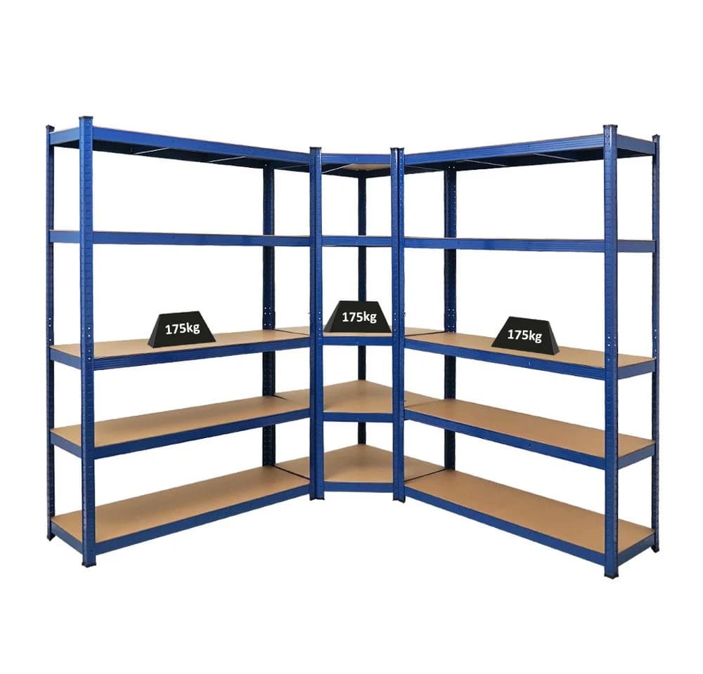 PROREGAL® Eckregal MegaDeal 1x Eckregal + 2x Schwerlastregal Ragnar Blau - Bild 2