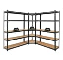PROREGAL® Eckregal MegaDeal 1x Eckregal + 2x Schwerlastregal Ragnar Schwarz Bild 2