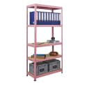 PROREGAL® Wohnregal PINK LADY 5 Ebenen Rosa Metall Bild 2