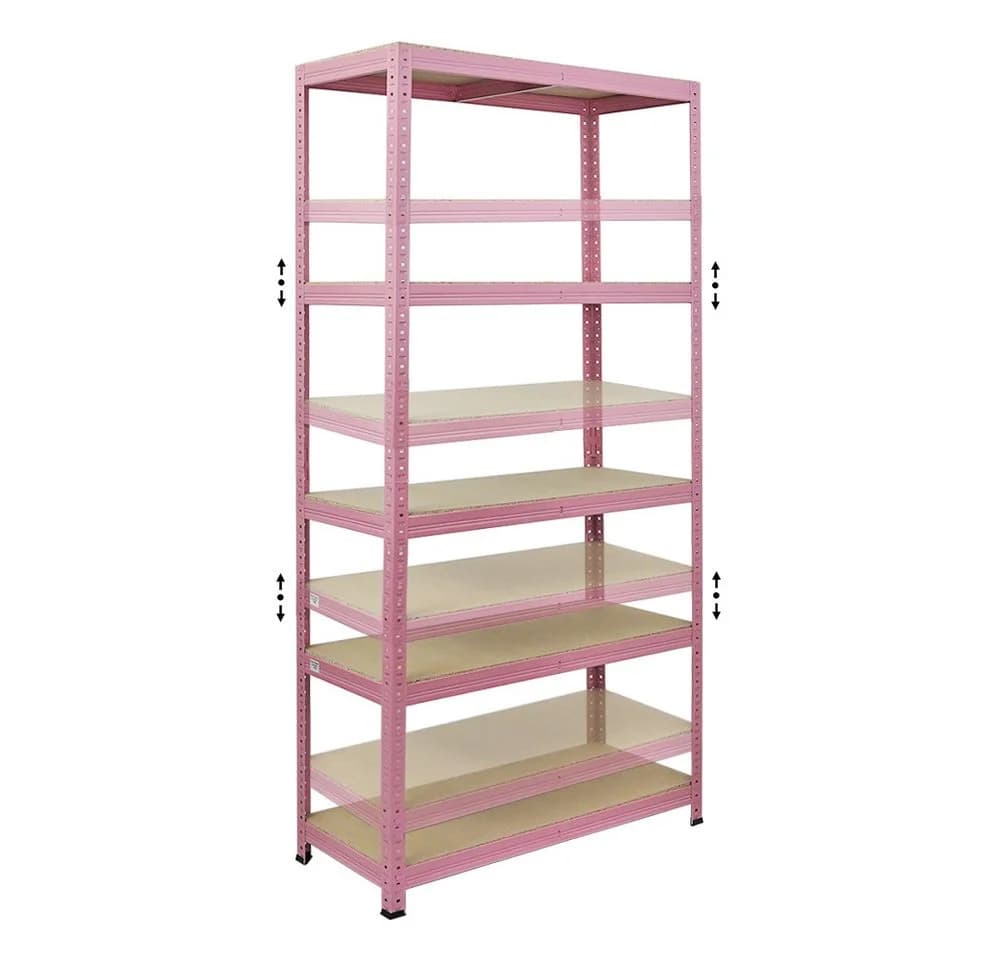 PROREGAL® Wohnregal PINK LADY 5 Ebenen Rosa Metall - Bild 5