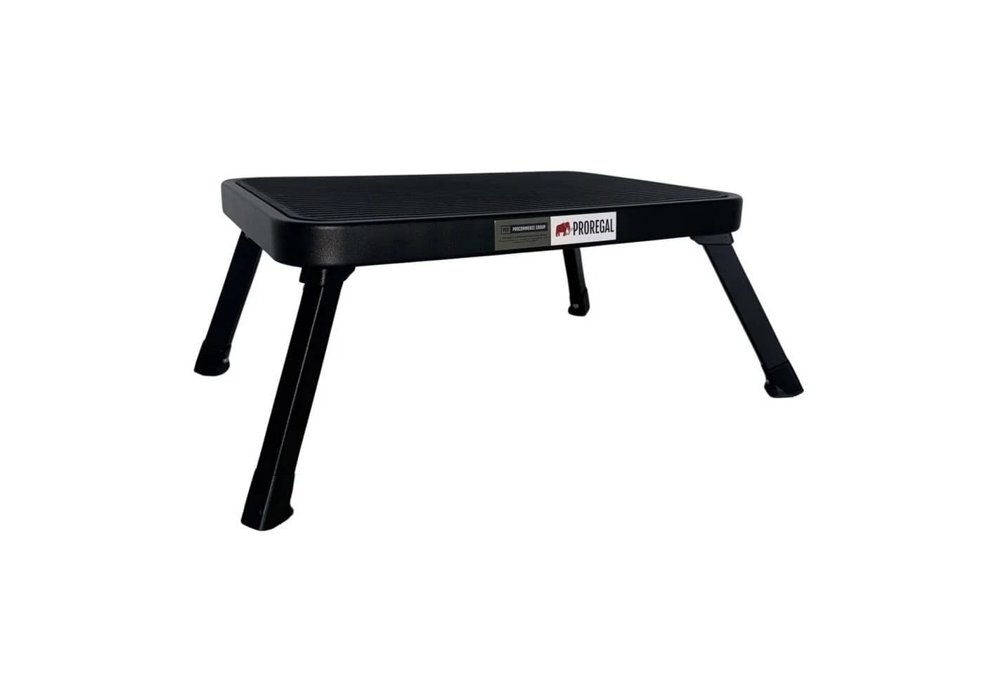 PROREGAL Tritthocker Klappbar Schwarz Kunststoff - Bild 2