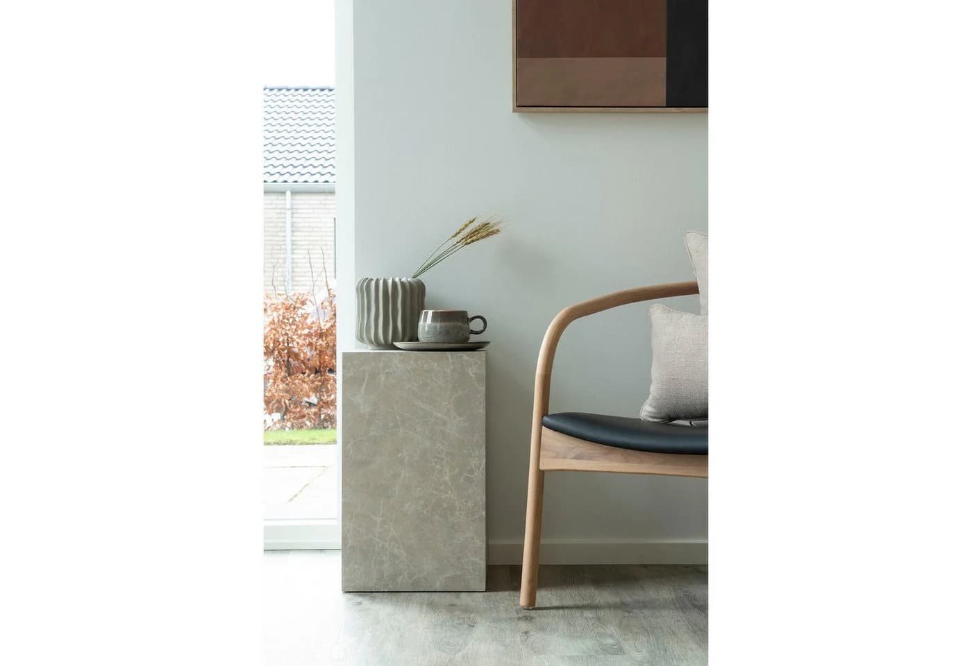 tinkaro Beistelltisch Prague MDF Marmoroptik