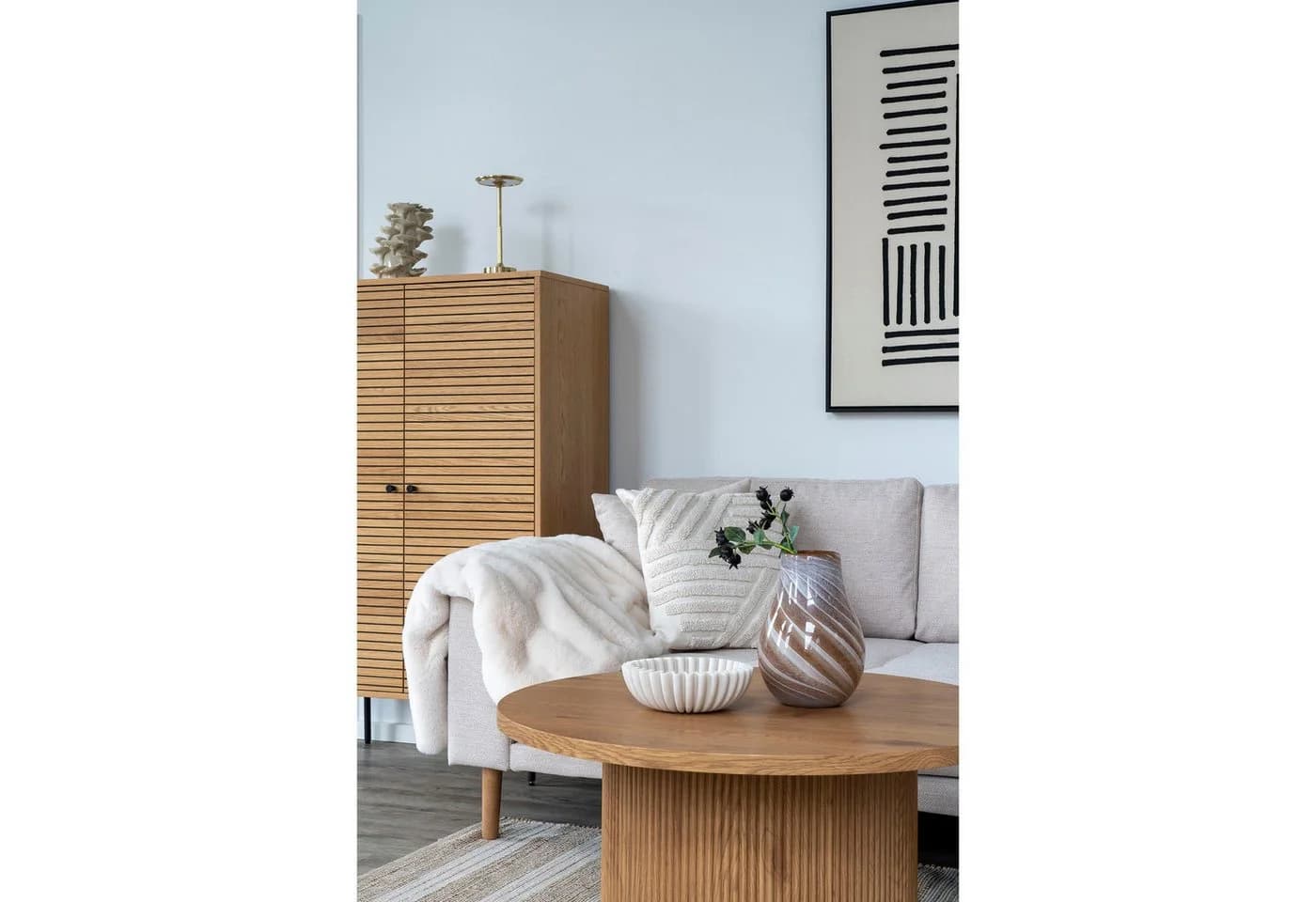 tinkaro Dekoobjekt Schale Polyresin Beige - Bild 5