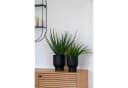 tinkaro Blumentopf Fulda Set Metall Schwarz Modern Bild 1