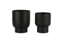 tinkaro Blumentopf Fulda Set Metall Schwarz Modern Bild 3