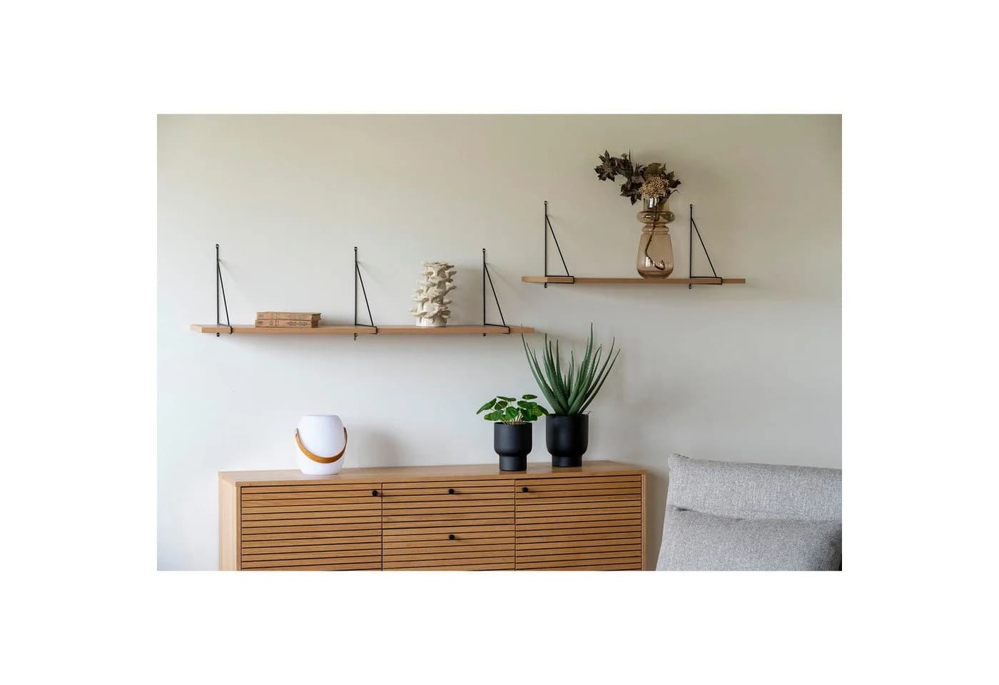 tinkaro Blumentopf Fulda Set Metall Schwarz Modern - Bild 5