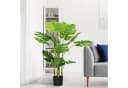 furnicato Kunstpflanze Monstera Deliciosa Grün Schwarz Bild 3