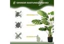 furnicato Kunstpflanze Monstera Deliciosa Grün Schwarz Bild 5