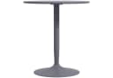 furnicato Runder Esstisch Grau Ø70 cm für 2 Personen Bild 1