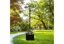 furnicato Gartenleuchte Solar Laterne Stehleuchte 189 cm Schwarz Bild 1