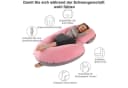 CALIYO Seitenschläferkissen C-Form Stillkissen rosa-grau Bild 5