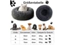 CALIYO Flauschiges Katzenbett Dunkelgrau Waschbar Bild 1