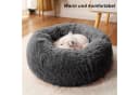 CALIYO Flauschiges Katzenbett Dunkelgrau Waschbar Bild 4