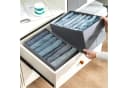 CALIYO Aufbewahrungsbox 2-Tlg. Grau 7 Fächer Kleiderschrank Organizer Bild 1