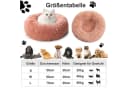 CALIYO Tierbett 60 CM Katzenbett Flauschig Hellrosa Bild 5