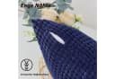 TAN.TOMI Kissenbezug Kord Uni Blau 2er Set Bild 1