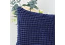 TAN.TOMI Kissenbezug Kord Uni Blau 2er Set Bild 3