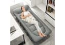 CALIYO Feldbett Campingbett Grau Faltbar mit Kissen Bild 1
