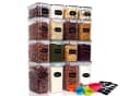 CALIYO Vorratsdosen-Set 16-tlg. Transparent PP BPA-frei Bild 2