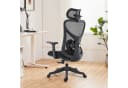 CALIYO Bürostuhl Ergonomisch Schreibtischstuhl Klappbare Armlehnen Wippe Bild 2