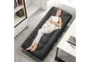 CALIYO Klappbett Campingbett Schwarz Faltbar mit Matratze Bild 1