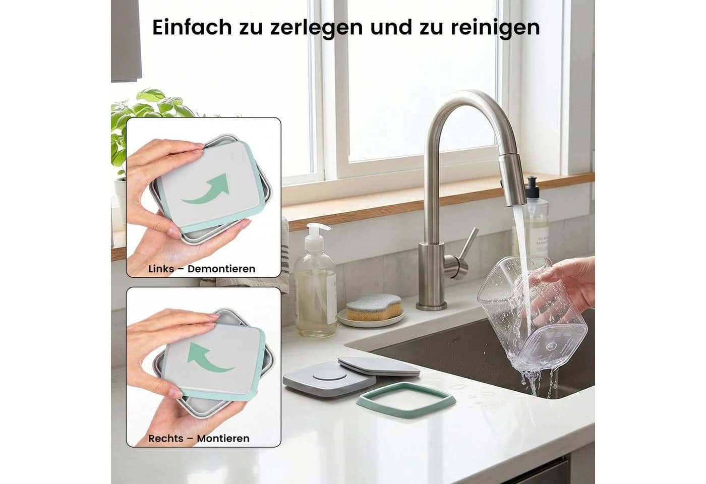 DAITORE Vorratsdosen Set 12-tlg. Luftdicht BPA-frei Stapelbar - Bild 5