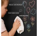 Selbstklebende Tafelfolie Schwarz Matt 200x45 cm Bild 5