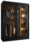 ABIKS MÖBEL Schwebetürenschrank BAHRAJN 3 Schwarz Matt Bild 2