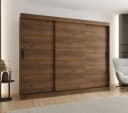 ABIKS MÖBEL Schwebetürenschrank RUBINO T 250 Braunschwarz Bild 3
