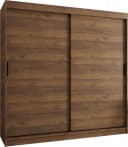 ABIKS MÖBEL Schwebetürschrank RUBINO T 200 mit Kleiderstange & Regalen Bild 2