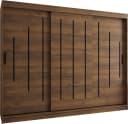 ABIKS MÖBEL Schwebetürenschrank RUBINO Y 250 Braun Schwarz Bild 2