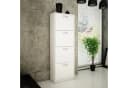 Home Collective Schuhschrank Weiß Aufklappbare Fächer Modern Bild 1
