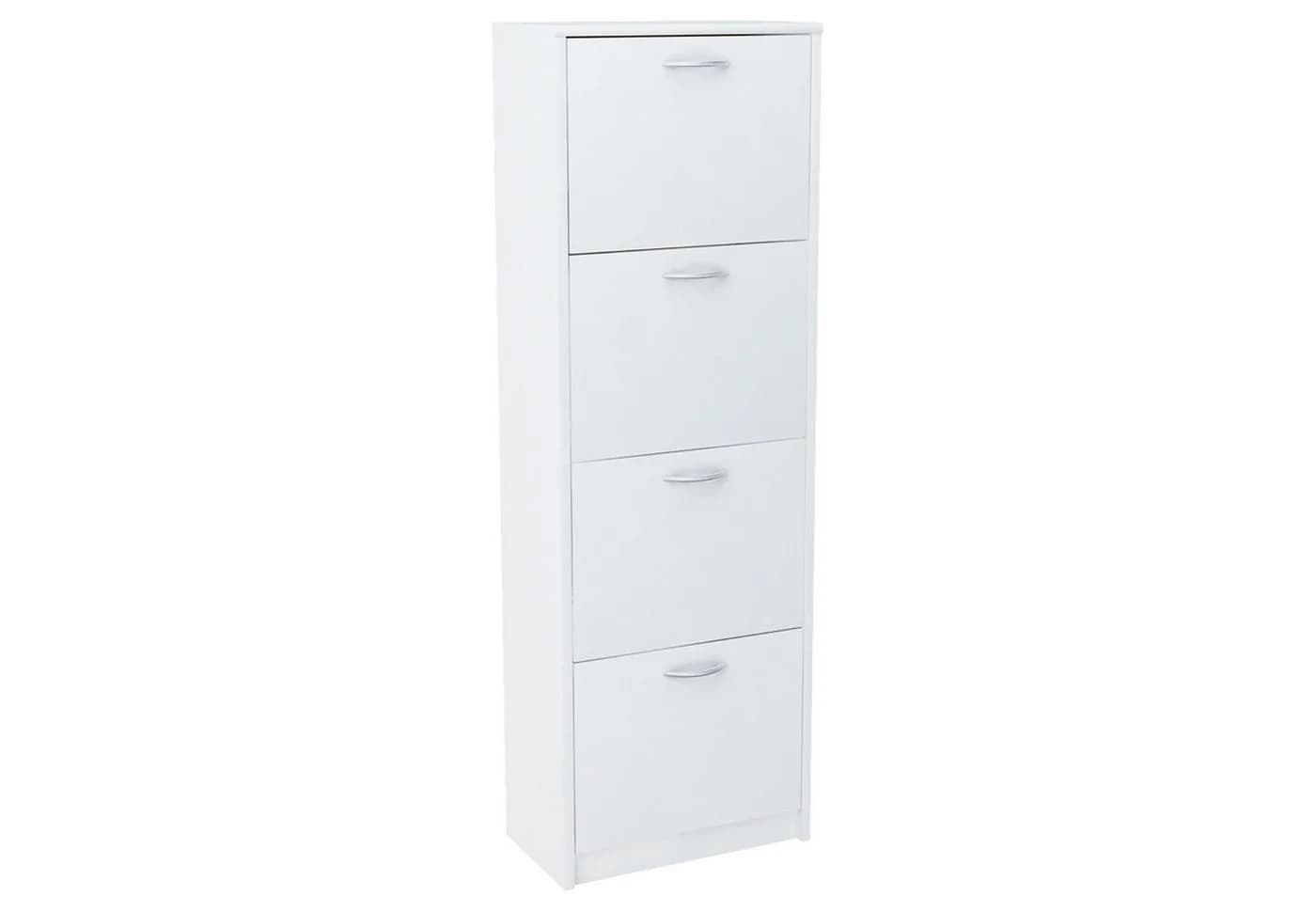 Home Collective Schuhschrank Weiß Aufklappbare Fächer Modern - Bild 2