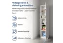 Home Collective Regal 5 Ebenen Aktenschrank Weiß Matt Bild 3