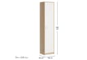 Home Collective Regal 5 Ebenen Aktenschrank Sonoma Weiß Matt Bild 1