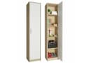 Home Collective Regal 5 Ebenen Aktenschrank Sonoma Weiß Matt Bild 2